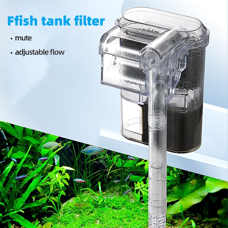 Cleaner Fish Aquarium - Mini Filtro USB Suspenso para Aquários