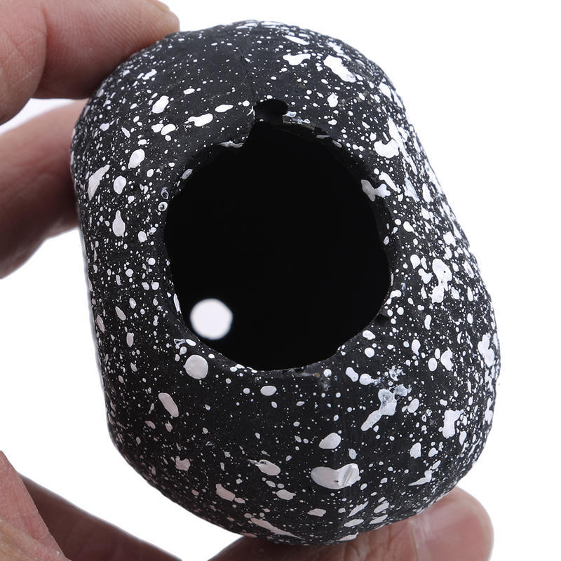 Aquarium Fish Hideout - Pequeno aquário rocha cenário ornamento buracos