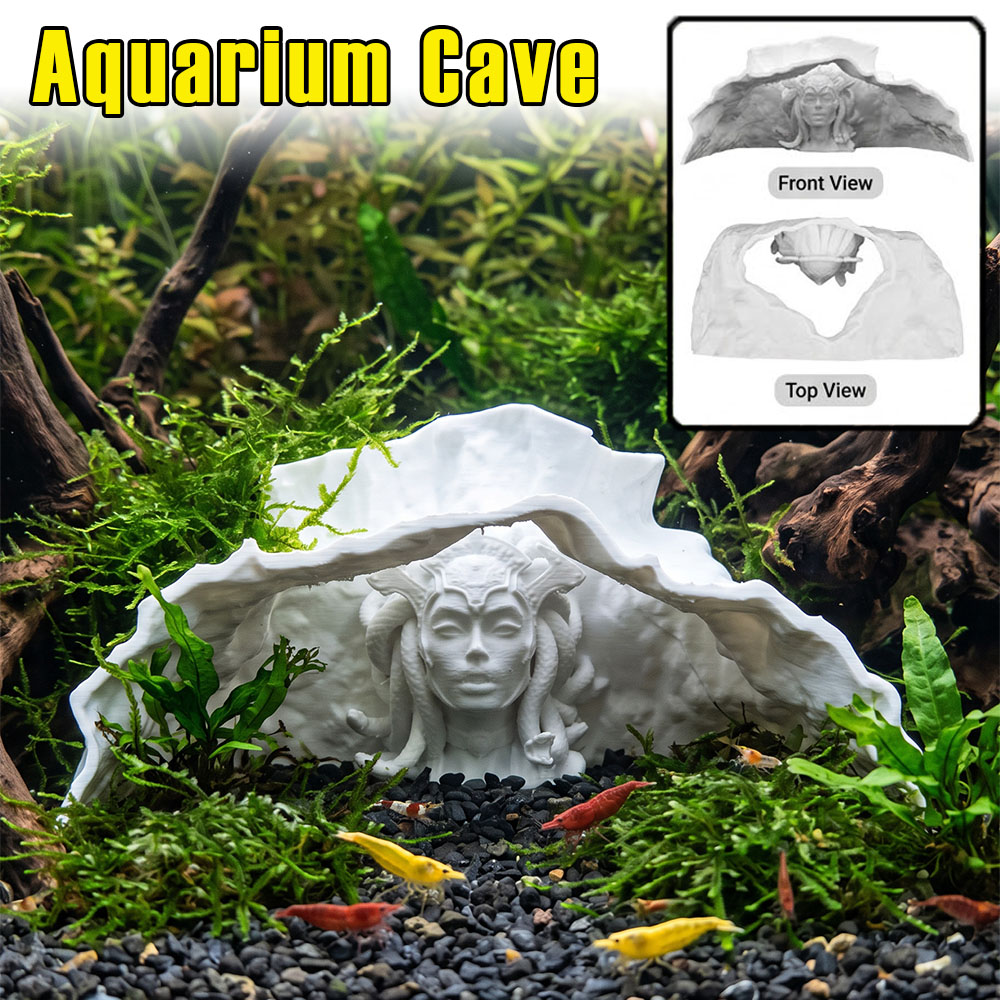 Aquarium Fish Hideout - Caverna para Aquário em PLA, Impressão
