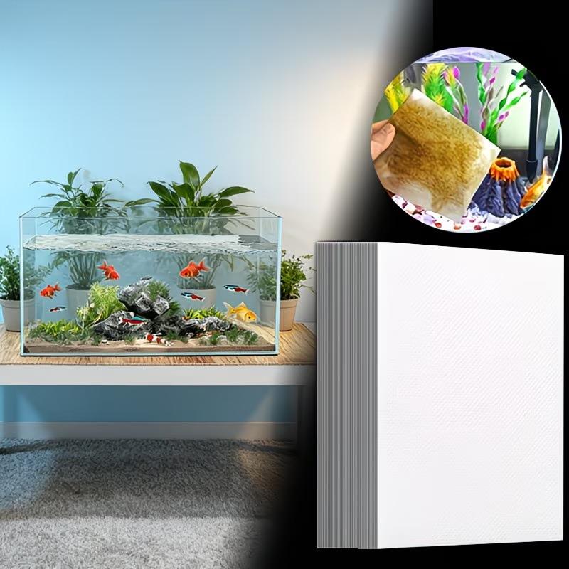 Aquarium Fish Colorful - Novo Kit com 50/300 Folhas Absorventes