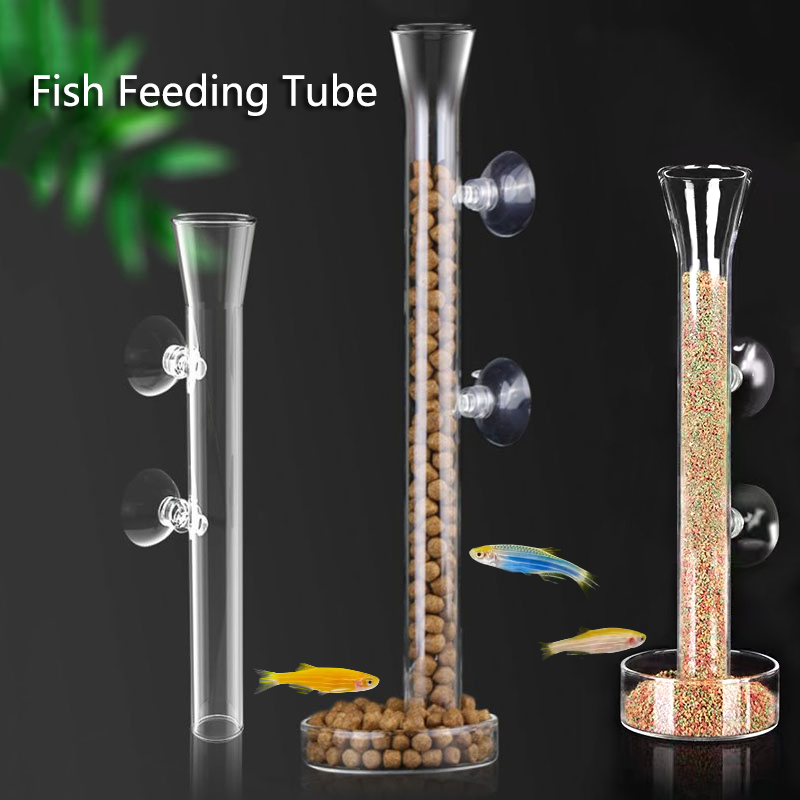 Aquarium Fish Feeder - Tubo De Alimentador De Aquário De