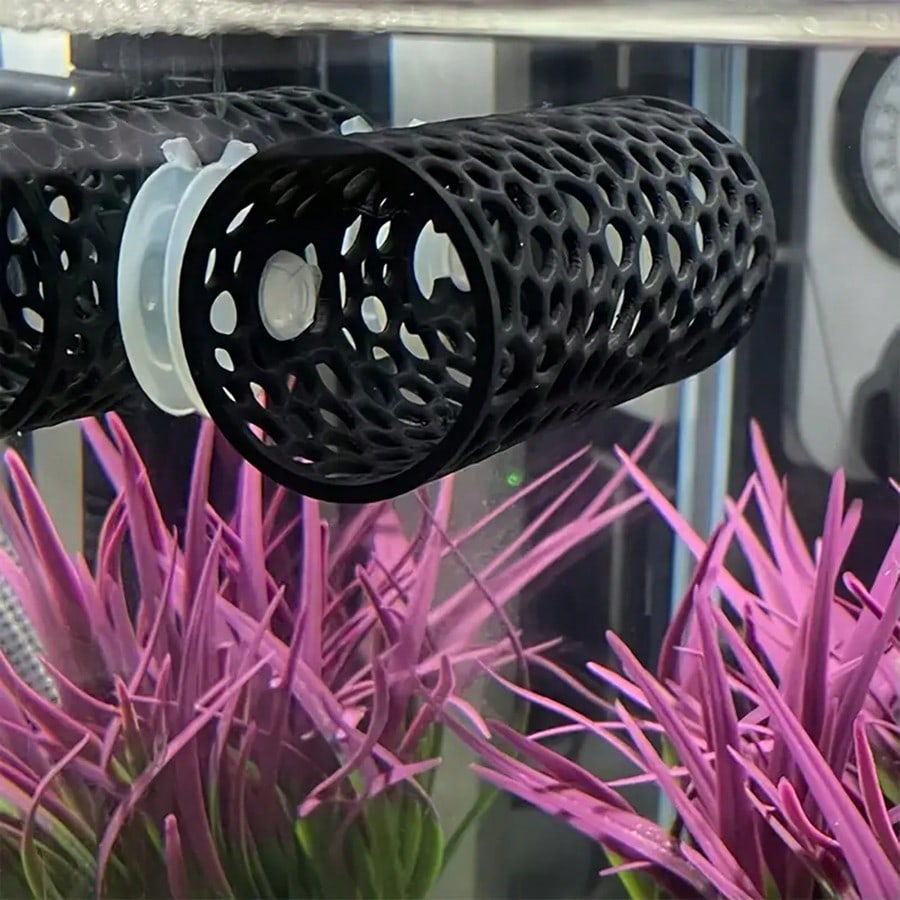 Tubo oco preto para esconderij - Aquarium Fish Hideout avaliação e preço