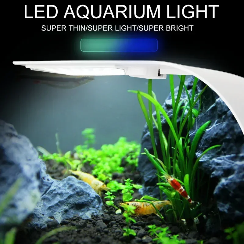 Ultra fino led luz de aquário  - Fish In Aquarium Picture avaliação e preço