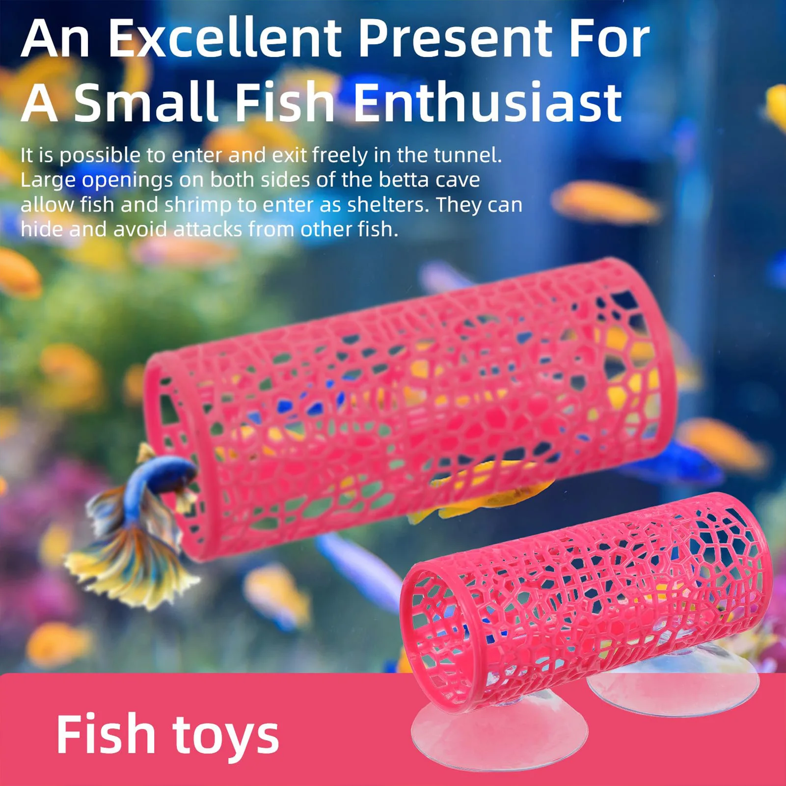 Túneis e Cavernas de Brinquedo - Aquarium Fish Feeder avaliação e preço