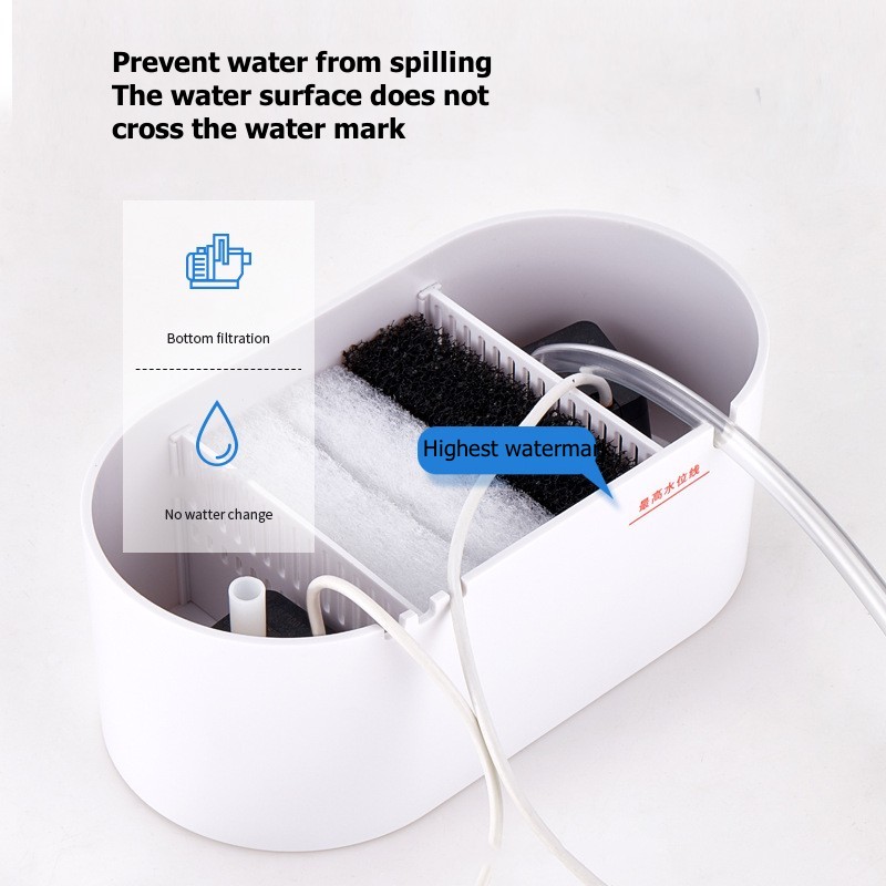 Mini Aquário de Mesa com Siste - Live Fish Aquarium avaliação e preço