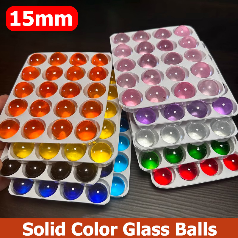 10/20 pçs bolas de vidro de co - Aquarium Fish Glass avaliação e preço