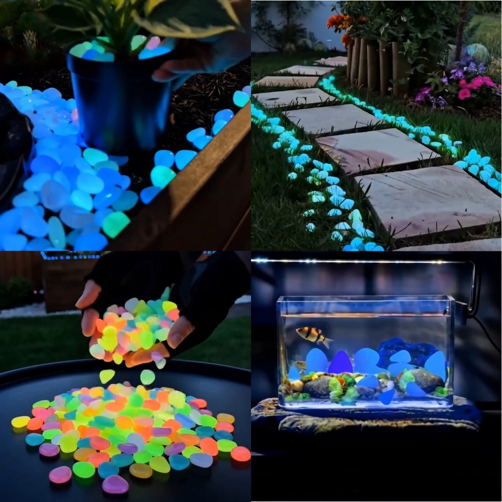 Pedras luminosas coloridas que - Aquarium Fish Light avaliação e preço