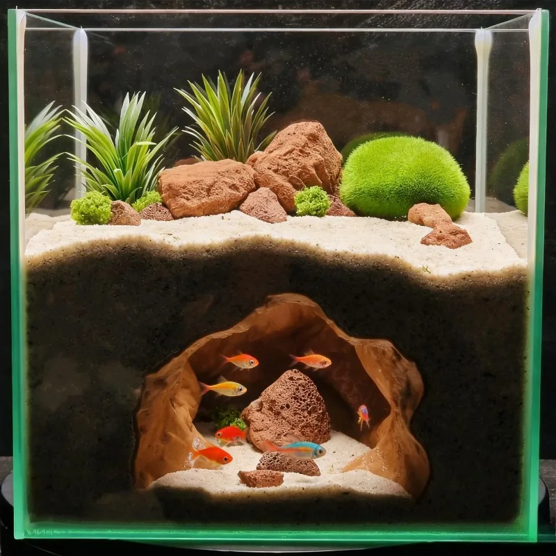 Ornamento de aquário de cavern - Aquarium Fish Hideout avaliação e preço