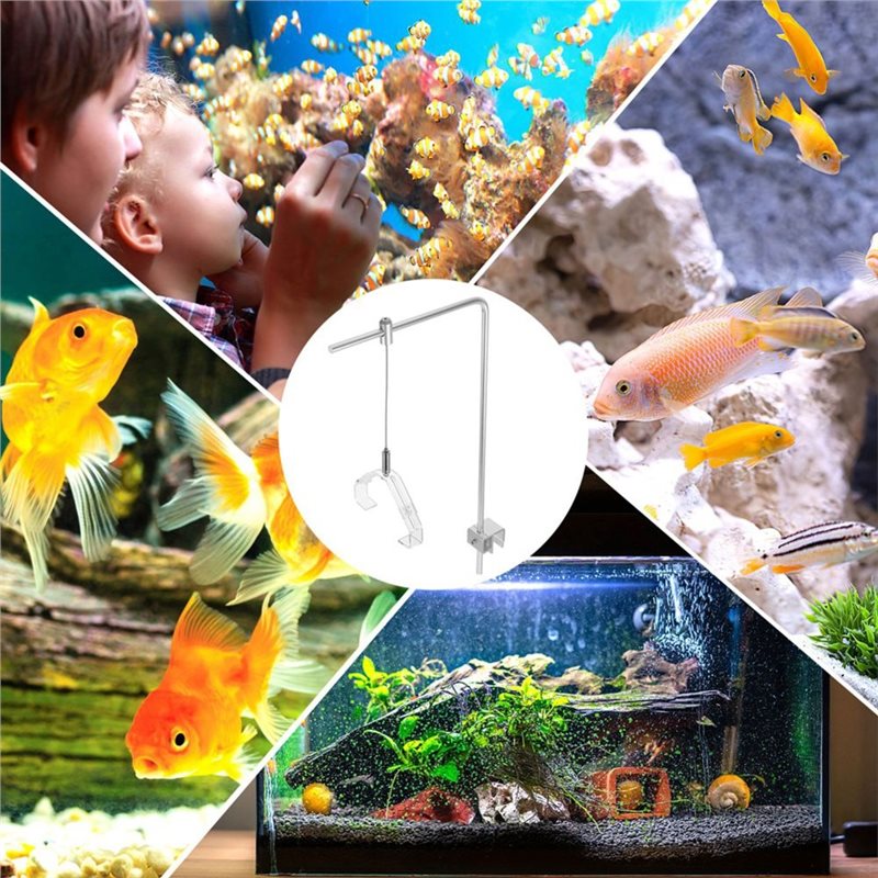 Suporte de alumínio para lâmpa - Aquarium Fish Light avaliação e preço