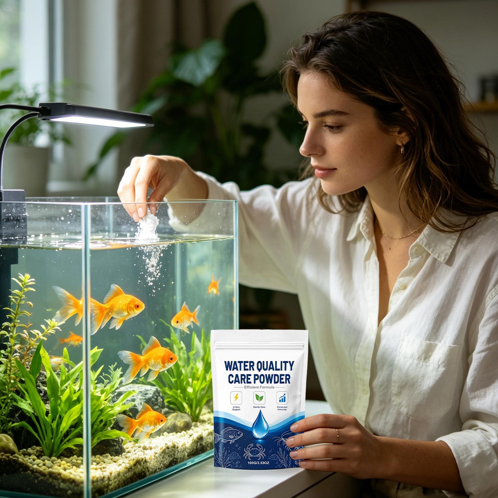 Pó Clarificador de Água para A - Cleaner Fish Aquarium avaliação e preço