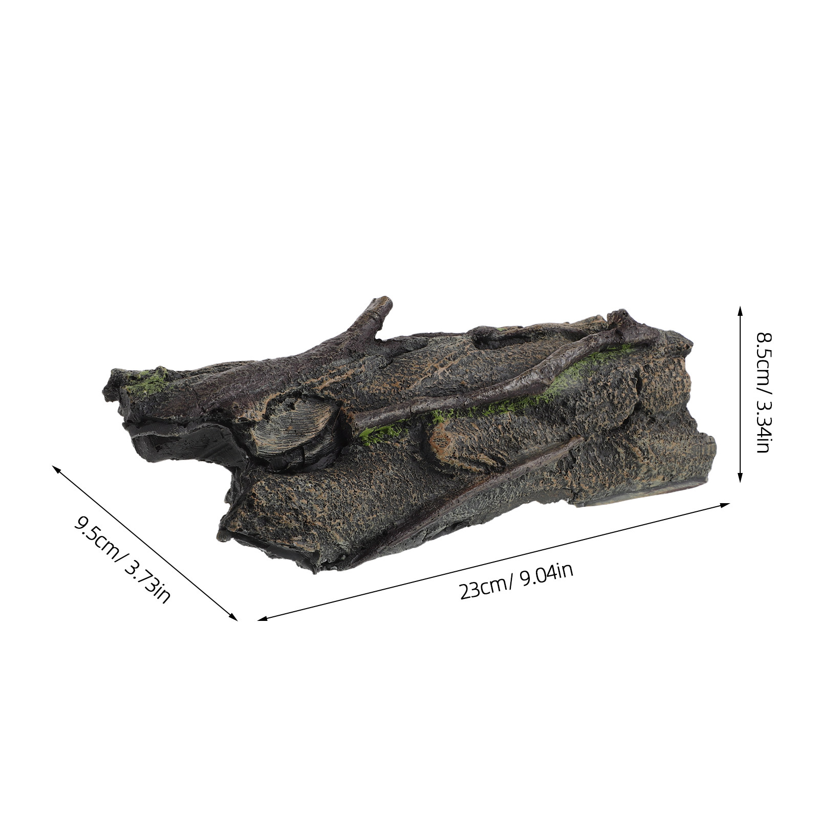 Tronco de Árvore Oco de Resina - Aquarium Fish Hideout avaliação e preço
