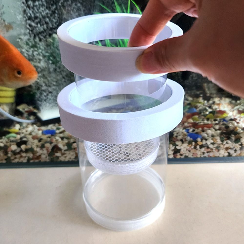 Plástico flutuante caixa de is - Aquarium Fish Feeder avaliação e preço