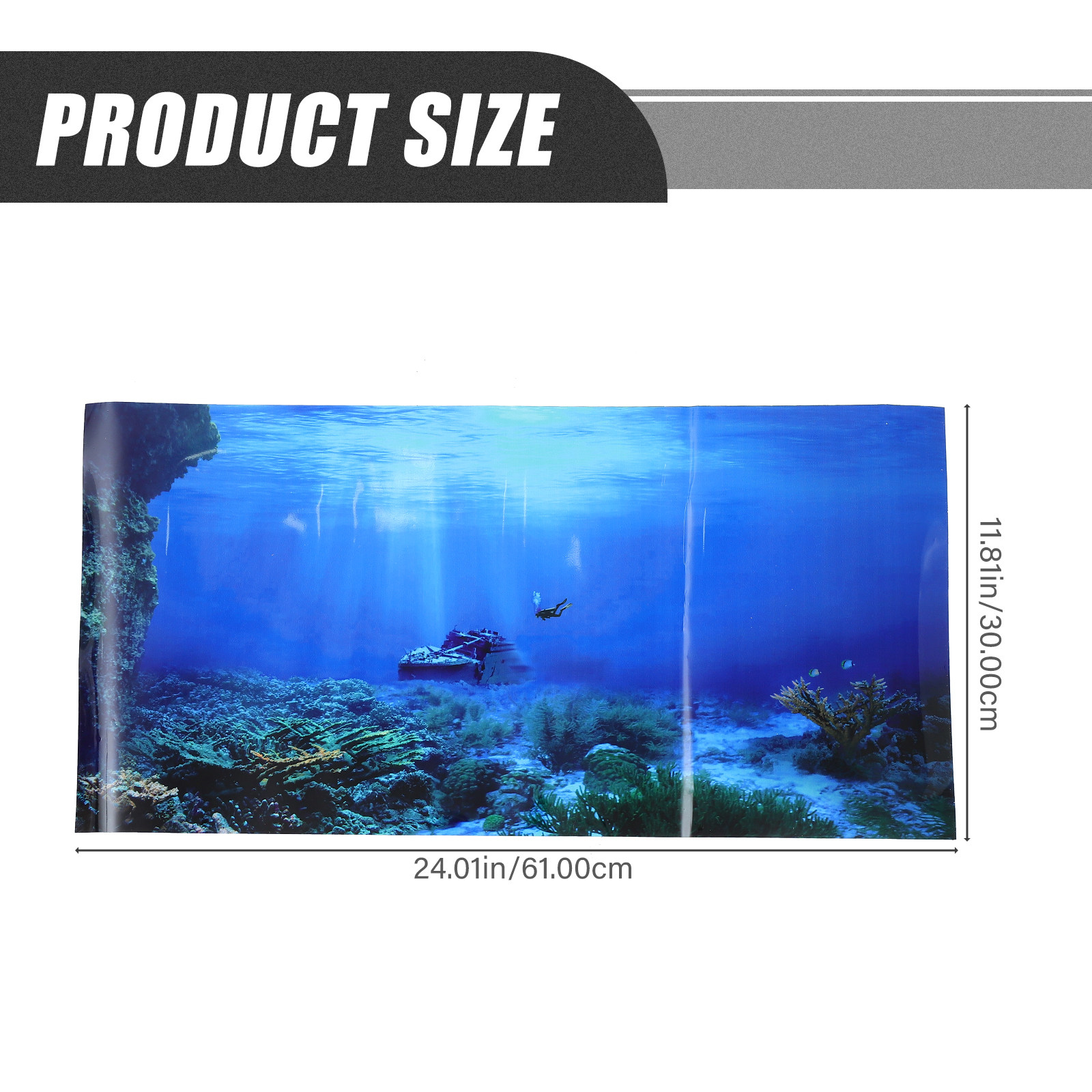 Adesivo de fundo para aquário, - Fish In Aquarium Picture avaliação e preço