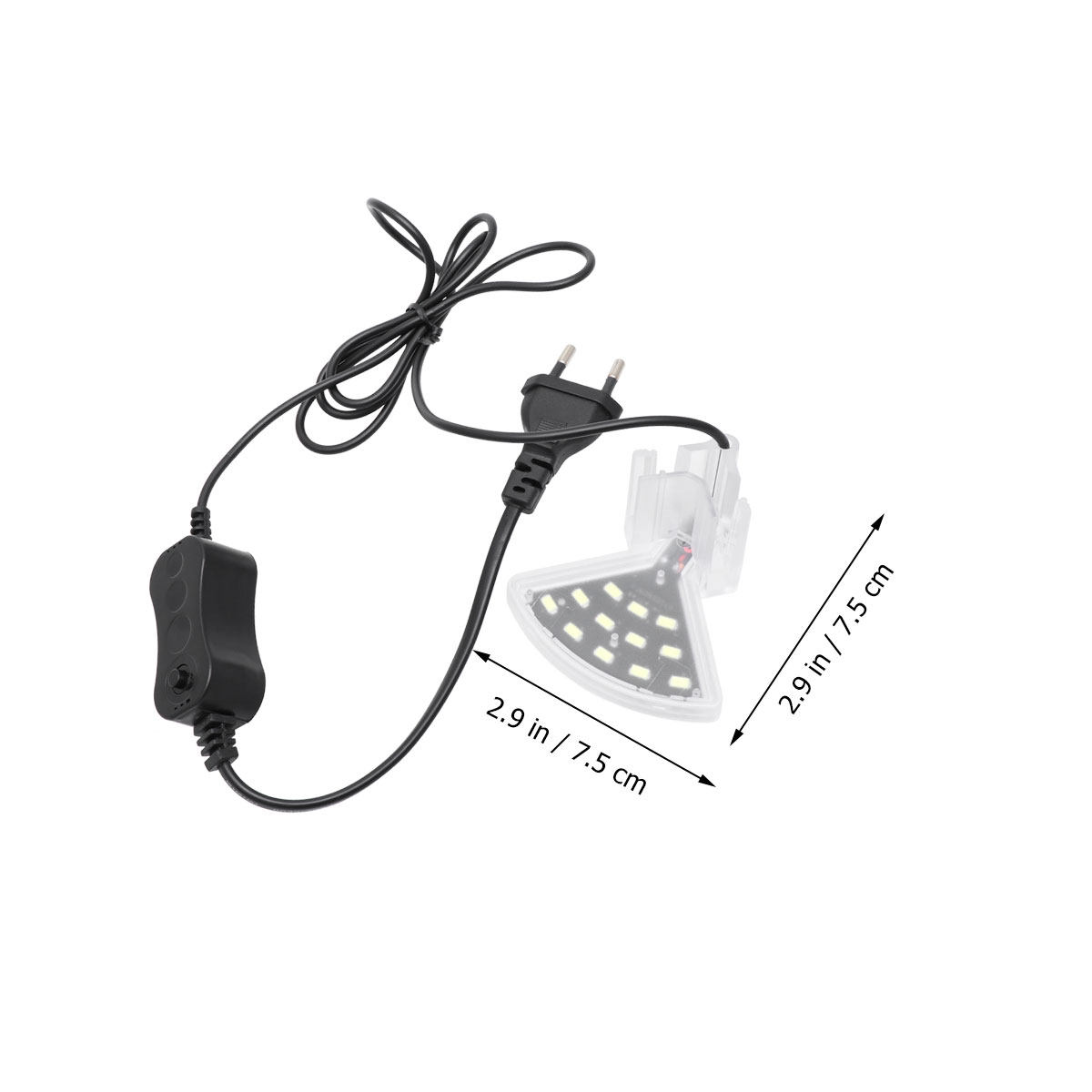 Luz de Aquário com Clip Alimen - Aquarium Fish Light avaliação e preço