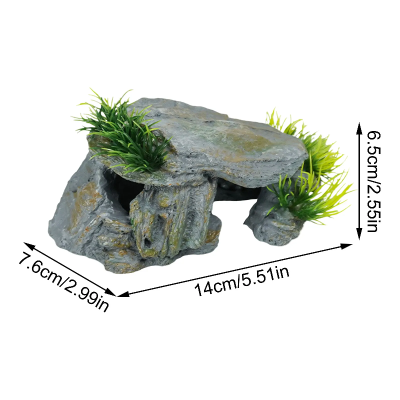 Caverna de Pedra Natural para  - Aquarium Fish Hideout avaliação e preço